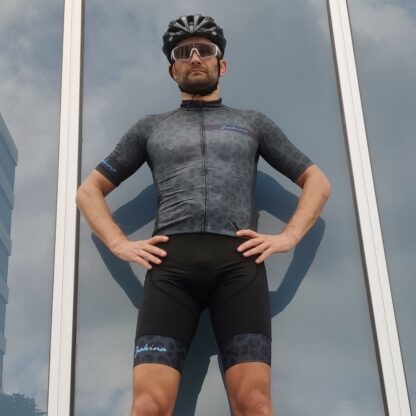 Jiakina Cycling Jersey short arm #CJSWM07 Dark Leopard