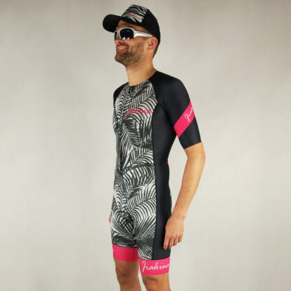 Jiakina Triathlonanzug Einteiler #TSSM02 Palmen – Bild 9