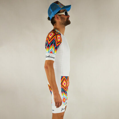 Jiakina Triathlon Suit Onepiece #TSSM02 Colorful - Image 3