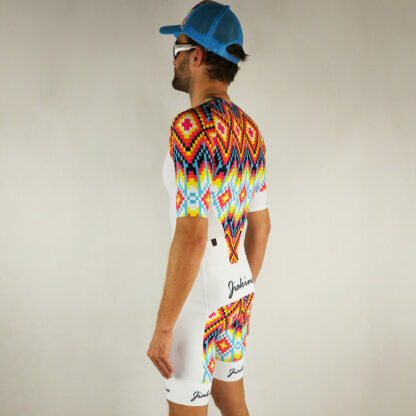 Jiakina Triathlon Suit Onepiece #TSSM02 Colorful - Image 6