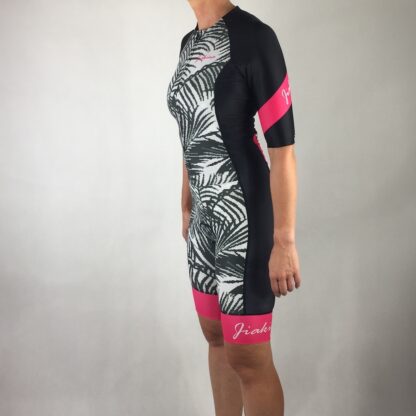 Jiakina Triathlonanzug Einteiler #TSSM02 Palmen – Bild 11