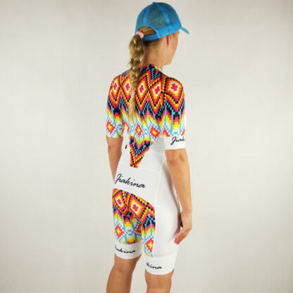 Jiakina Triathlon Anzug Einteiler #TSSM02 Colorful – Bild 7
